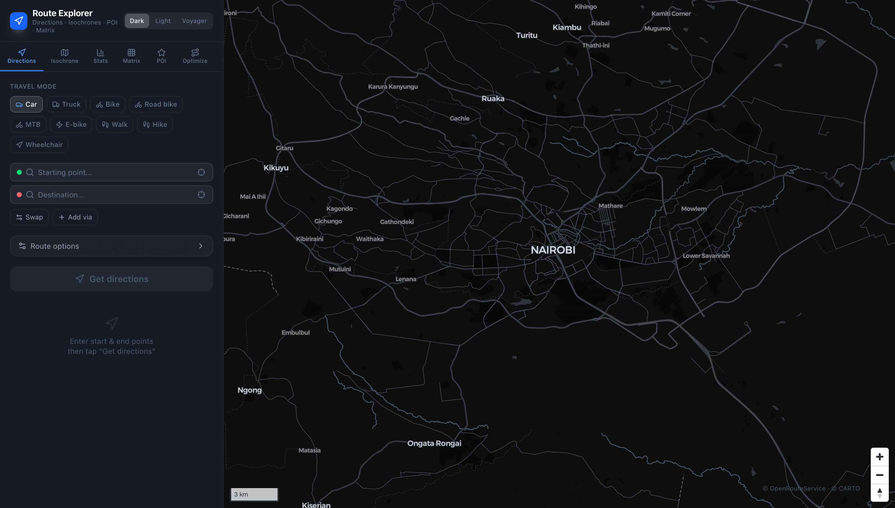 Route Explorer